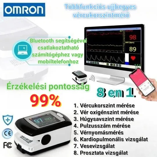 đ Omron non-invazĂv Ă©s fĂĄjdalommentes vĂ©rcukorszintmĂ©rĆ đ
