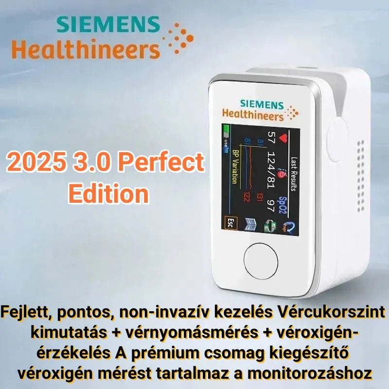 🌈 2025 Innovatív technológiájú, fájdalommentes Siemens vércukorszintmérő: Figyelje cukorbetegségét vérvétel vagy tűszúrás nélkül