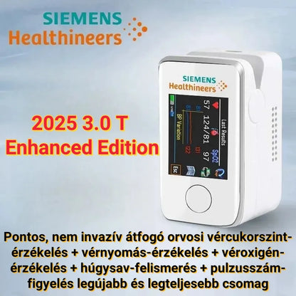 🌈 2025 Innovatív technológiájú, fájdalommentes Siemens vércukorszintmérő: Figyelje cukorbetegségét vérvétel vagy tűszúrás nélkül